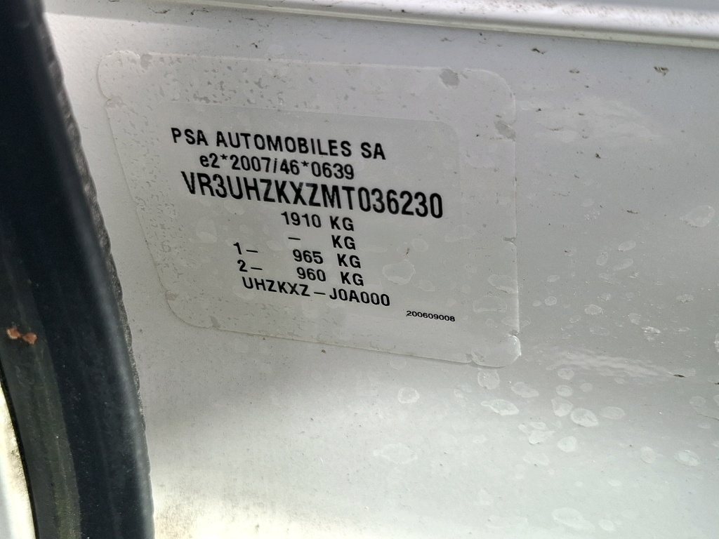 Peugeot 208 ELECTRIQUE 50 KWH 136 ACTIVE BUSINESS R 2021