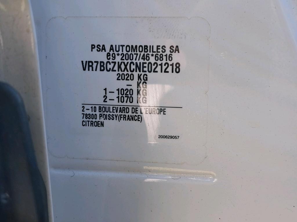 Citroen E-C4 SOCIETE 136 CH AUTOMATIQUE FEEL NAV BUSINESS R 2022