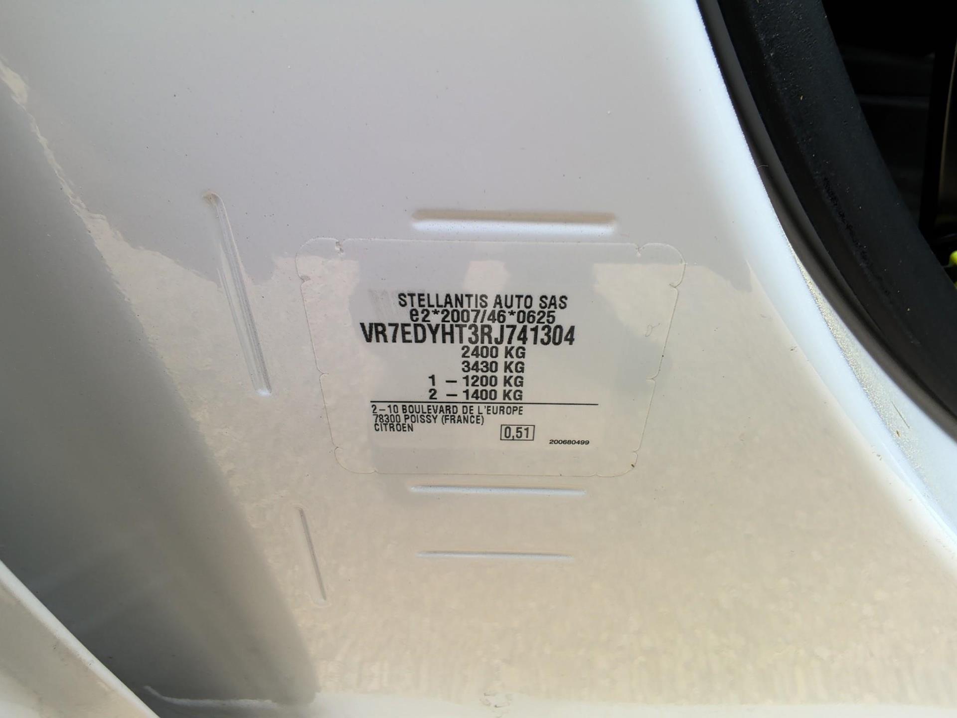 Citroen BERLINGO VAN TAILLE XL 950KG BLUEHDI 100 S&S BVM6 2024
