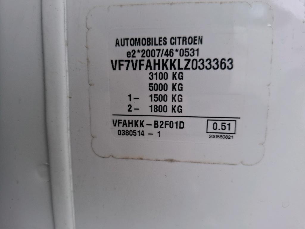 Citroen JUMPY FGN M BLUEHDI 120 S&S BVM6 CLUB 340 NM 2020