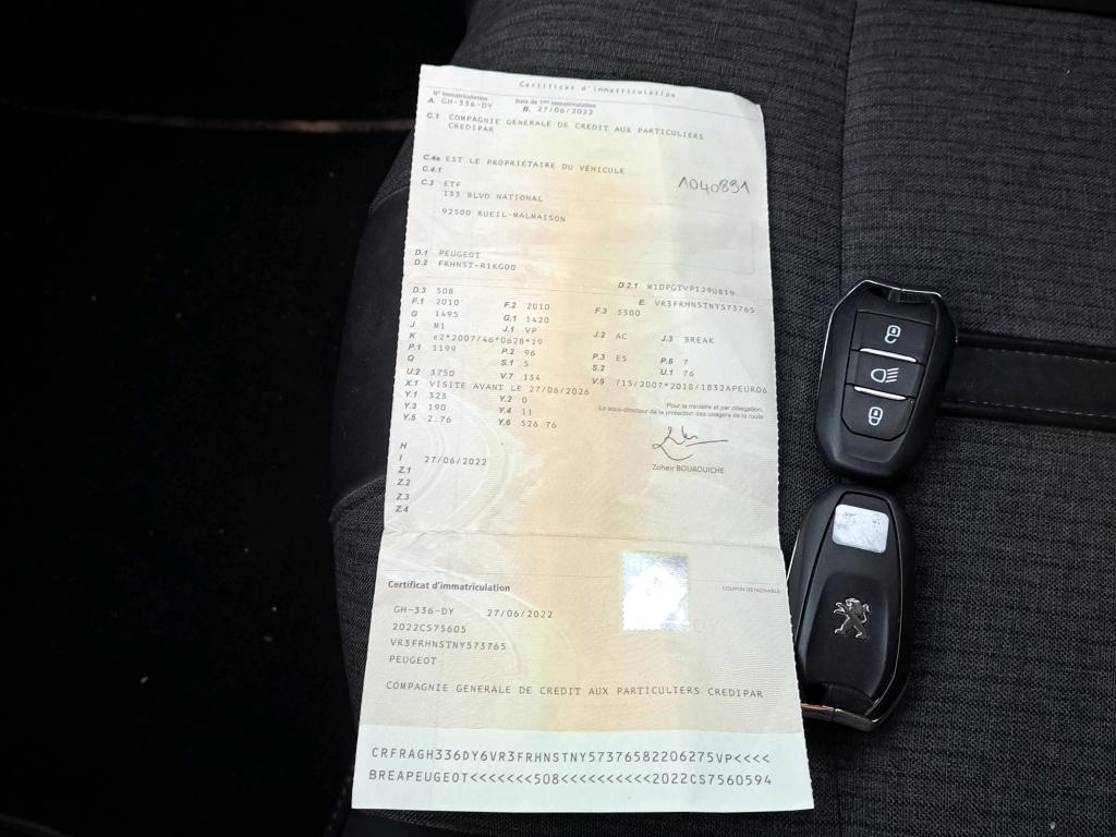 Peugeot 508 SW PureTech 130 ch S&S EAT8 Allure Pack 2022