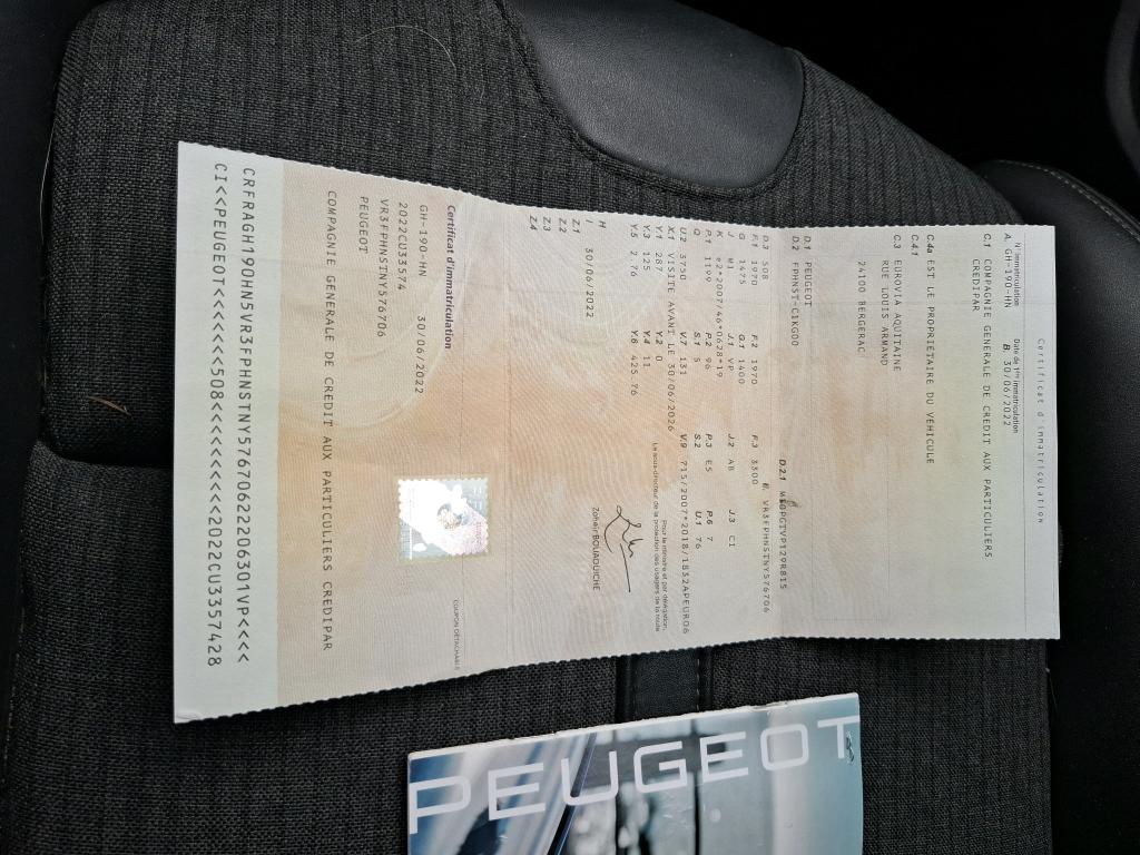 Peugeot 508 PureTech  130 ch S&S EAT8 Allure Pack 2022