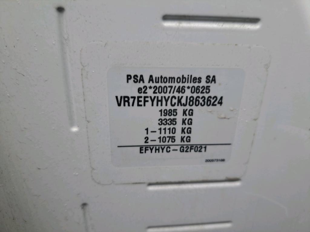 Citroen BERLINGO VAN M 650 BLUEHDI 100 S&S BVM5 CLUB 2020