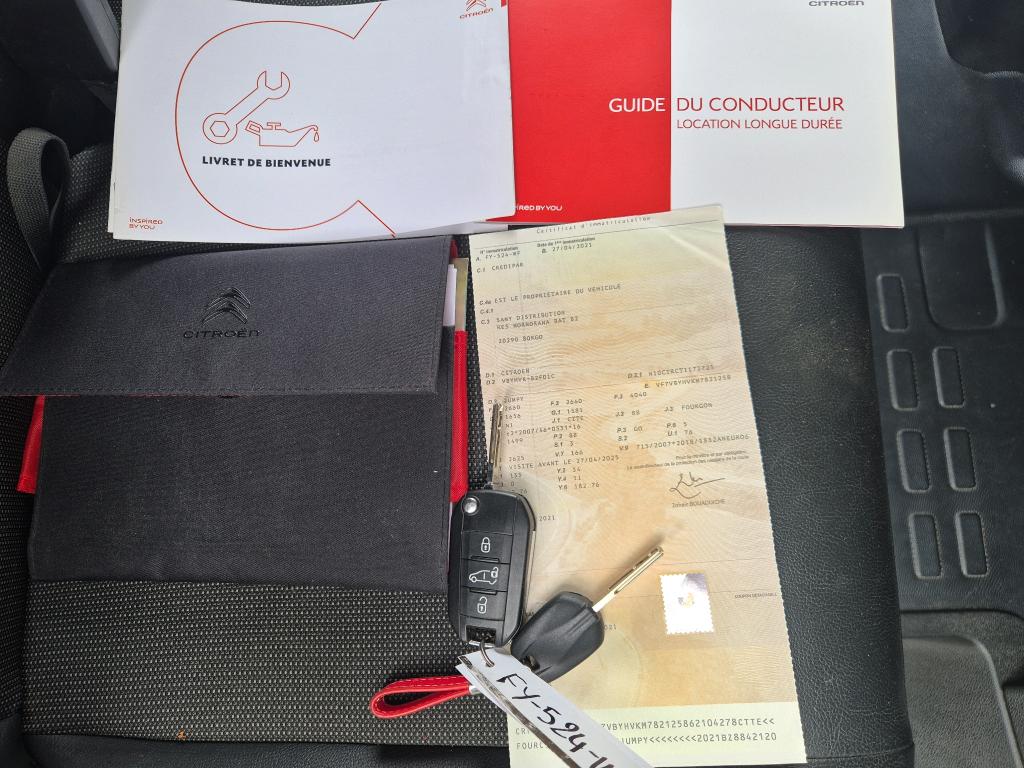 Citroen JUMPY FGN M BLUEHDI 120 S&S BVM6 DRIVER 300 NM 2021