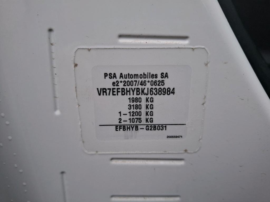 Citroen BERLINGO VAN M 650 BLUEHDI 100 S&S CLUB 2019