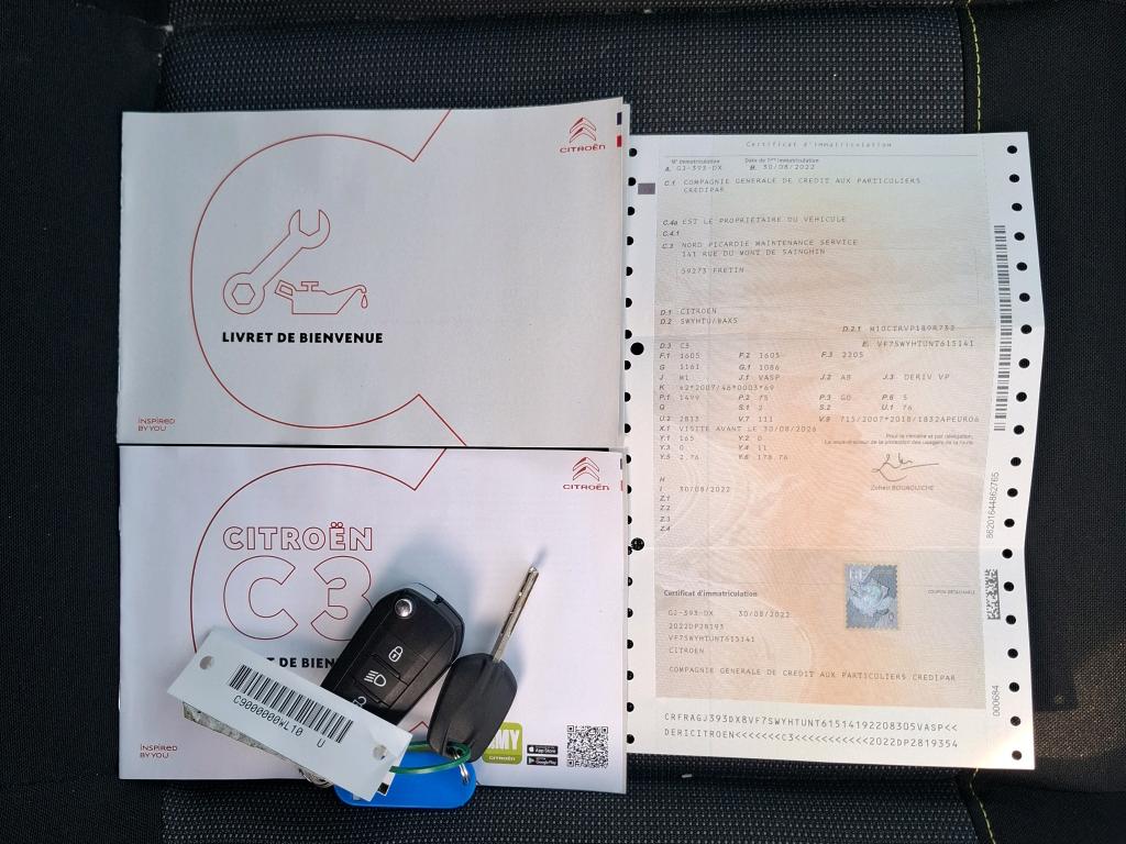 Citroen C3 SOCIETE BLUEHDI 100 S&S BVM6 FEEL 2022