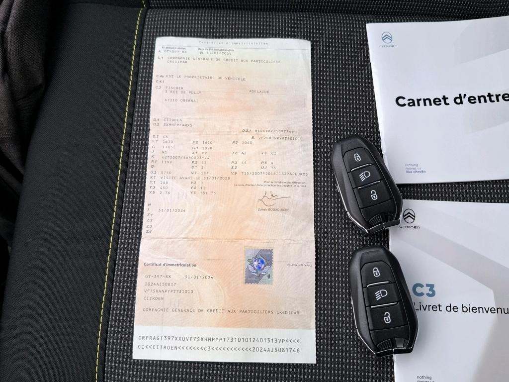 Citroen C3 PureTech 110 ch EAT6 Max 2024