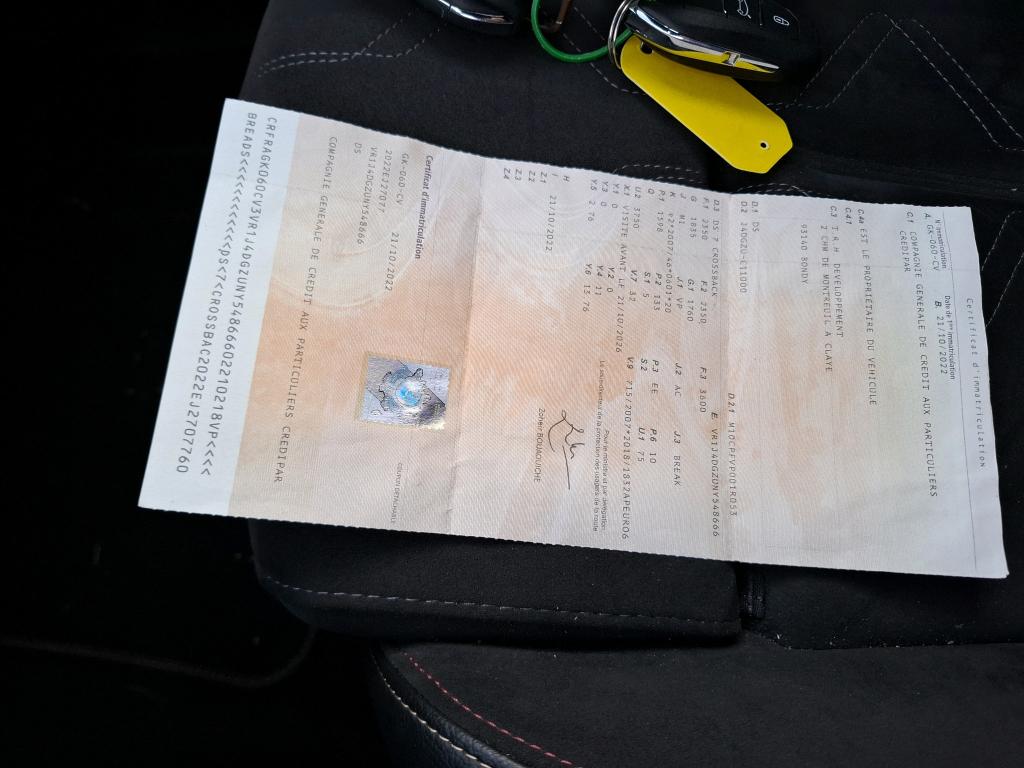 DS DS7 Crossback Hybride E-Tense 225 EAT8 Performance Line+ 2022