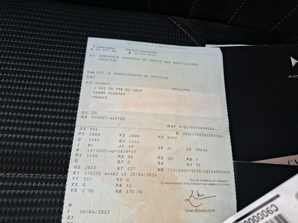 DS DS 4 BlueHDi 130 EAT8 Performance Line 2022