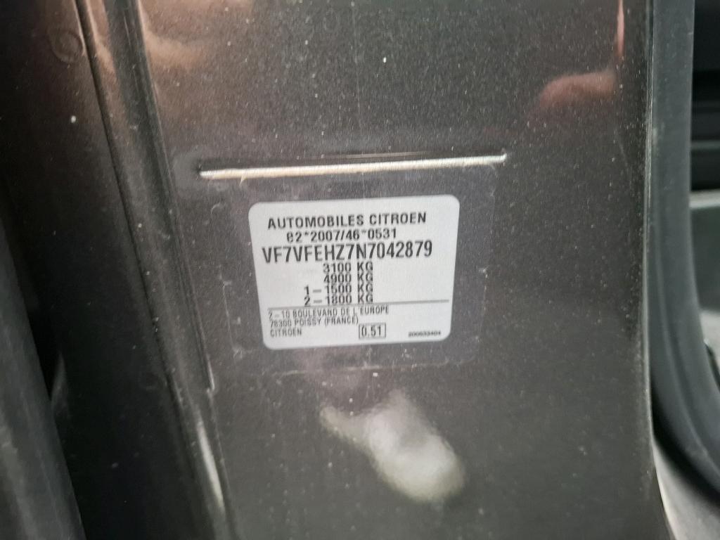 Citroen JUMPY CAB APPROFONDIE M BLUEHDI 180 S&S EAT8 DRIVER 2022