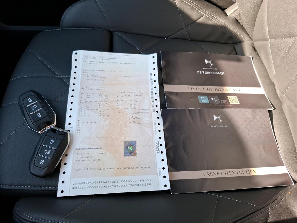 DS DS7 Crossback Hybride E-Tense 225 EAT8 Ligne Noire 2022