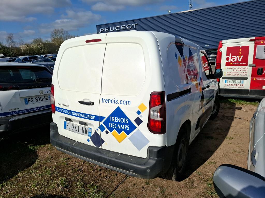 Peugeot PARTNER FOURGON STANDARD 650 KG BLUEHDI 100 S&S BVM5 PREMIUM 2019