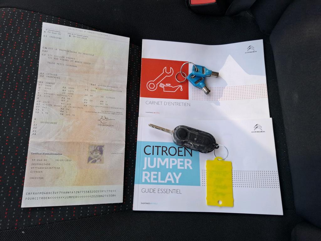 Citroen JUMPER TOLE 30 L1H1 BLUEHDi 120 S&S BVM6 DRIVER 2020