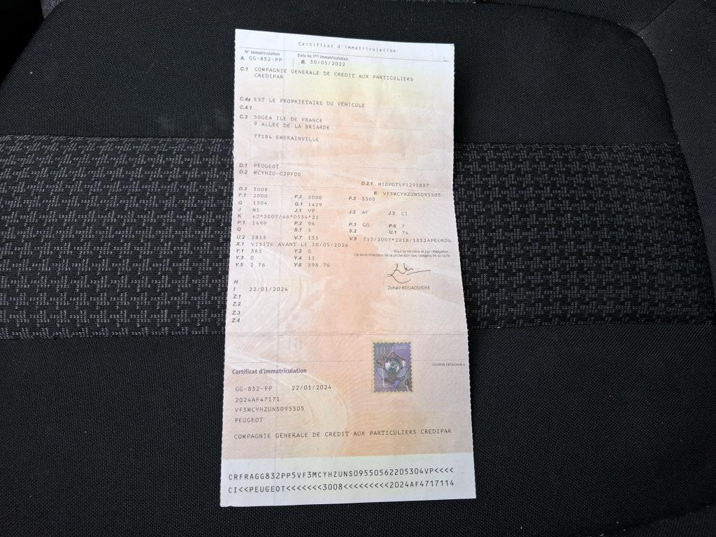 Peugeot 3008 BlueHDi 130ch S&S EAT8 Active Pack 2022