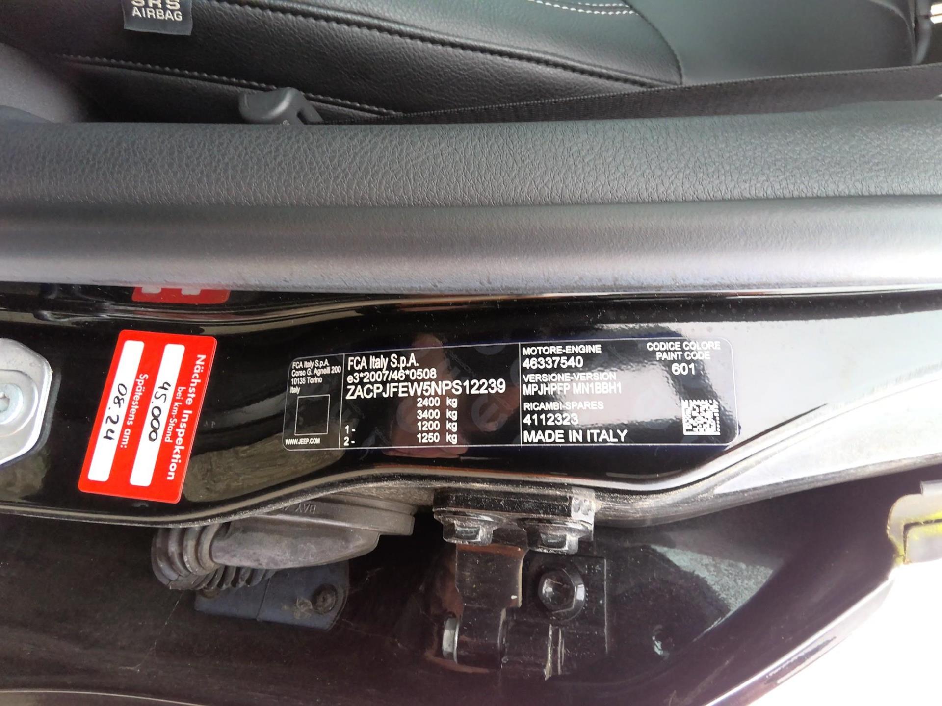 JEEP Compass 1.3 PHEV T4 240 ch 4xe eAWD S 2022