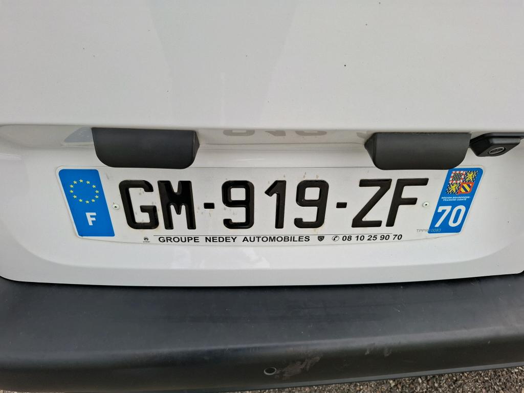 Peugeot PARTNER FOURGON M 650 KG BLUEHDI 100 S&S BVM6 2023