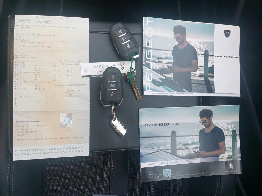Peugeot 208 Electrique 50 kWh 136ch GT 2022