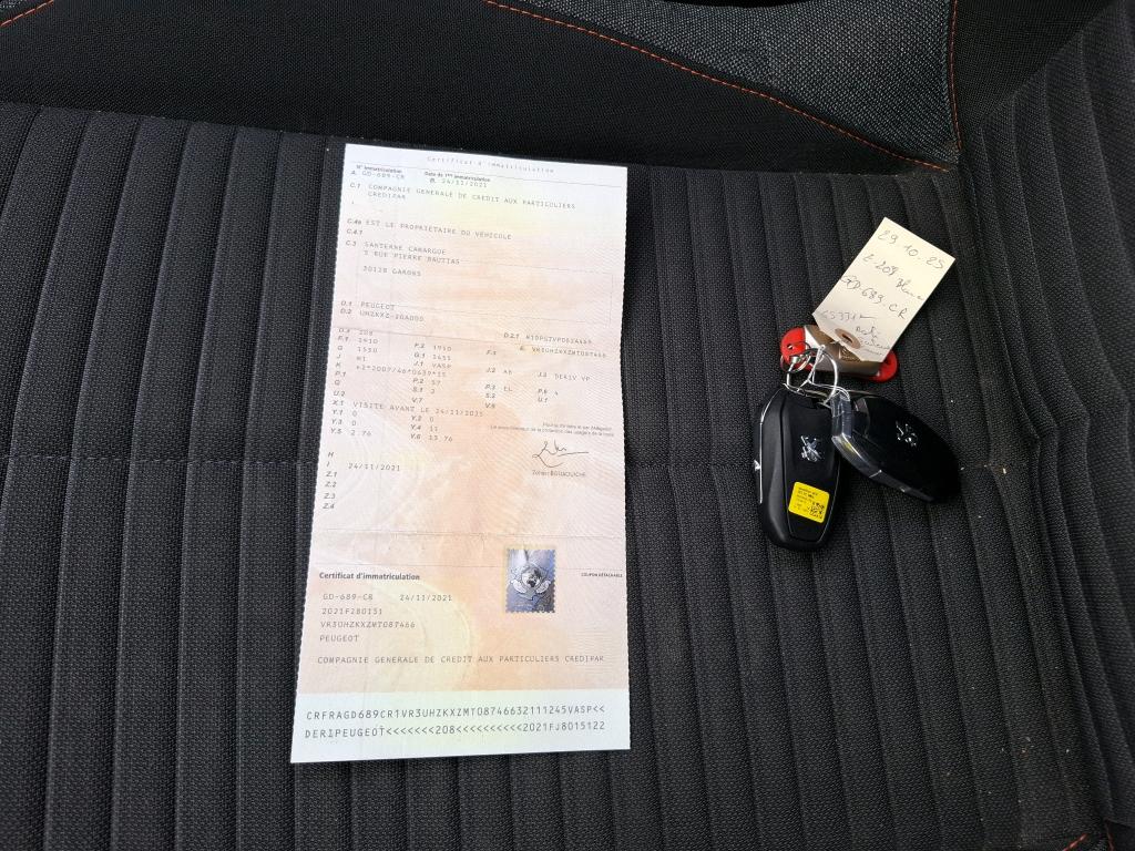 Peugeot 208 ELECTRIQUE 50 KWH 136 ACTIVE BUSINESS R 2021