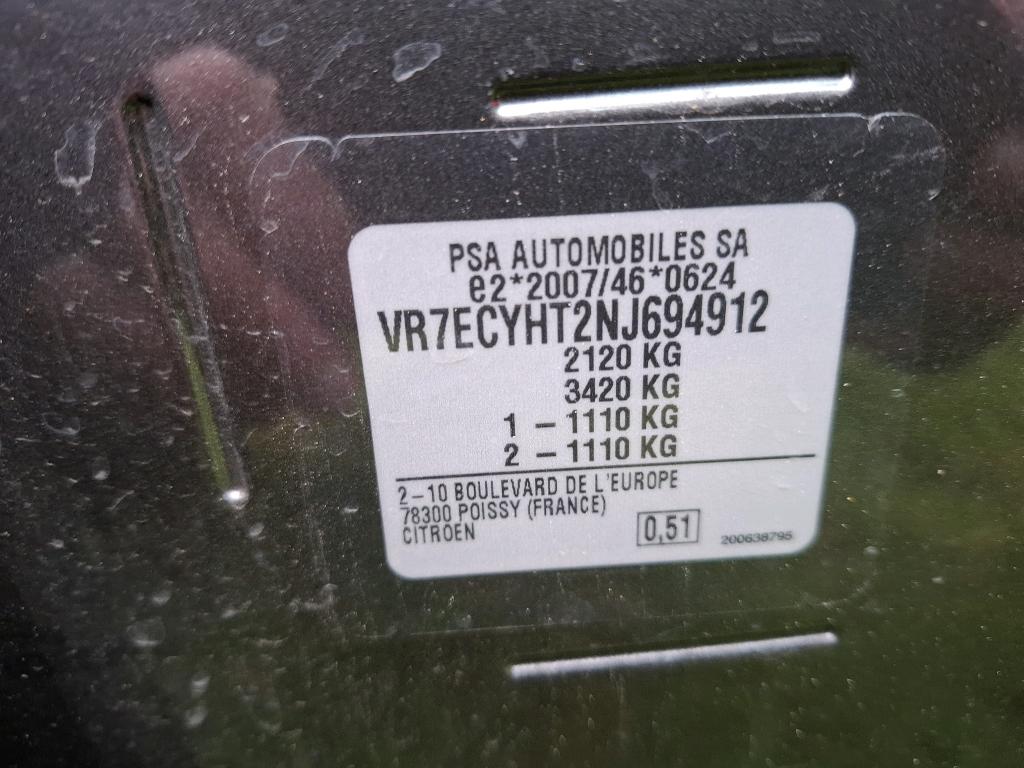 Citroen Berlingo Taille M BlueHDi 100 S&S BVM6 Feel 2022