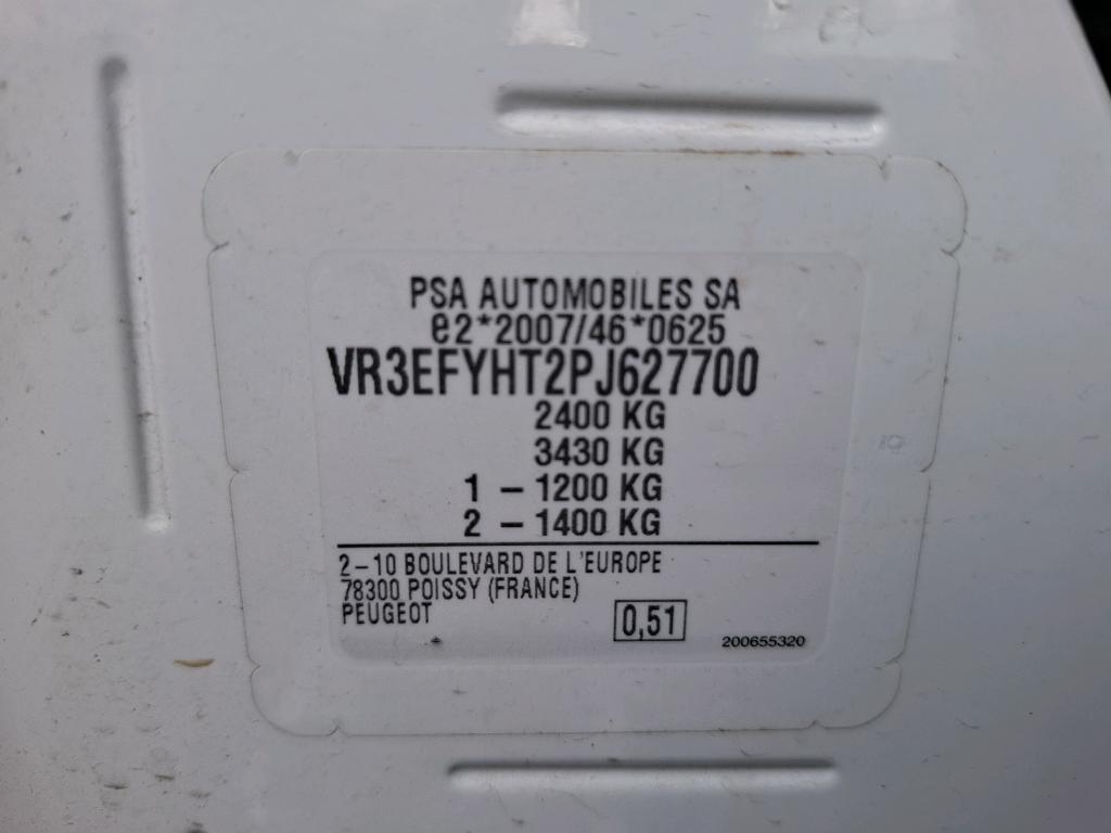 Peugeot PARTNER FOURGON XL 950 KG BLUEHDI 100 S&S BVM6  2023