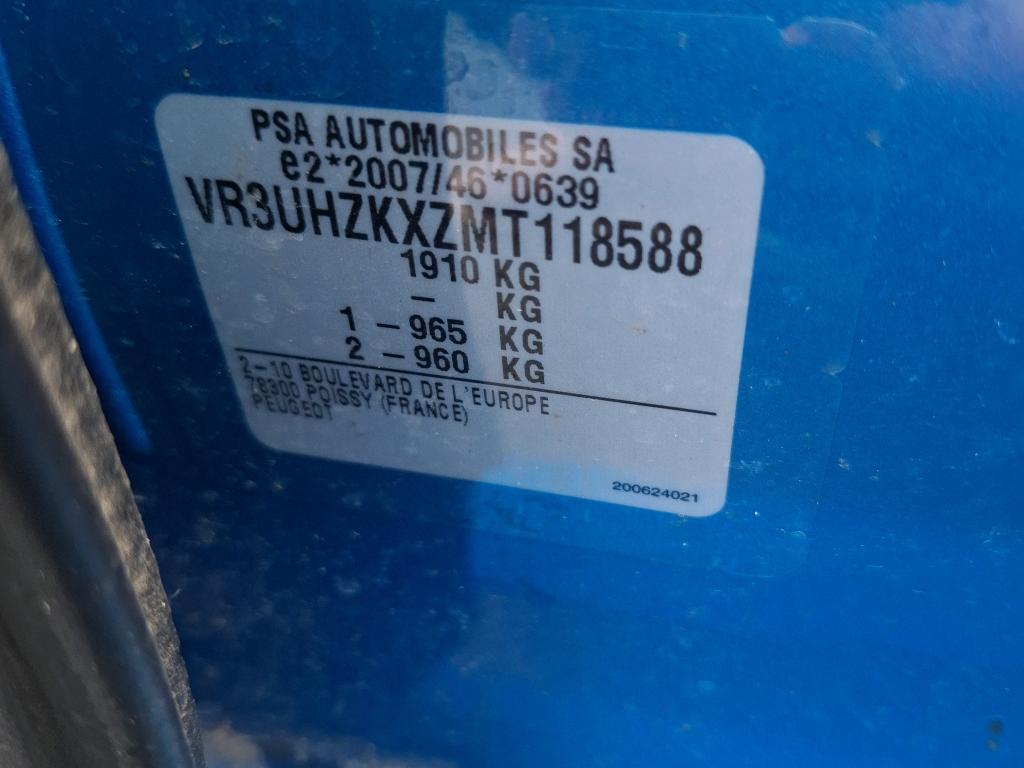 Peugeot 208 Electrique 50 kWh 136ch Allure 2022
