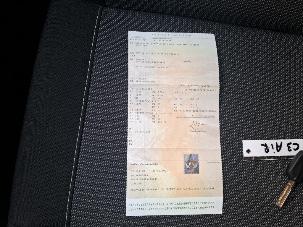 Citroen C3 Aircross PureTech 110 S&S BVM6 Shine 2023