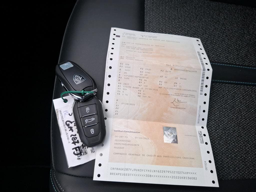 Peugeot 308 SW BlueHDi 130ch S&S BVM6 Allure Pack 2022