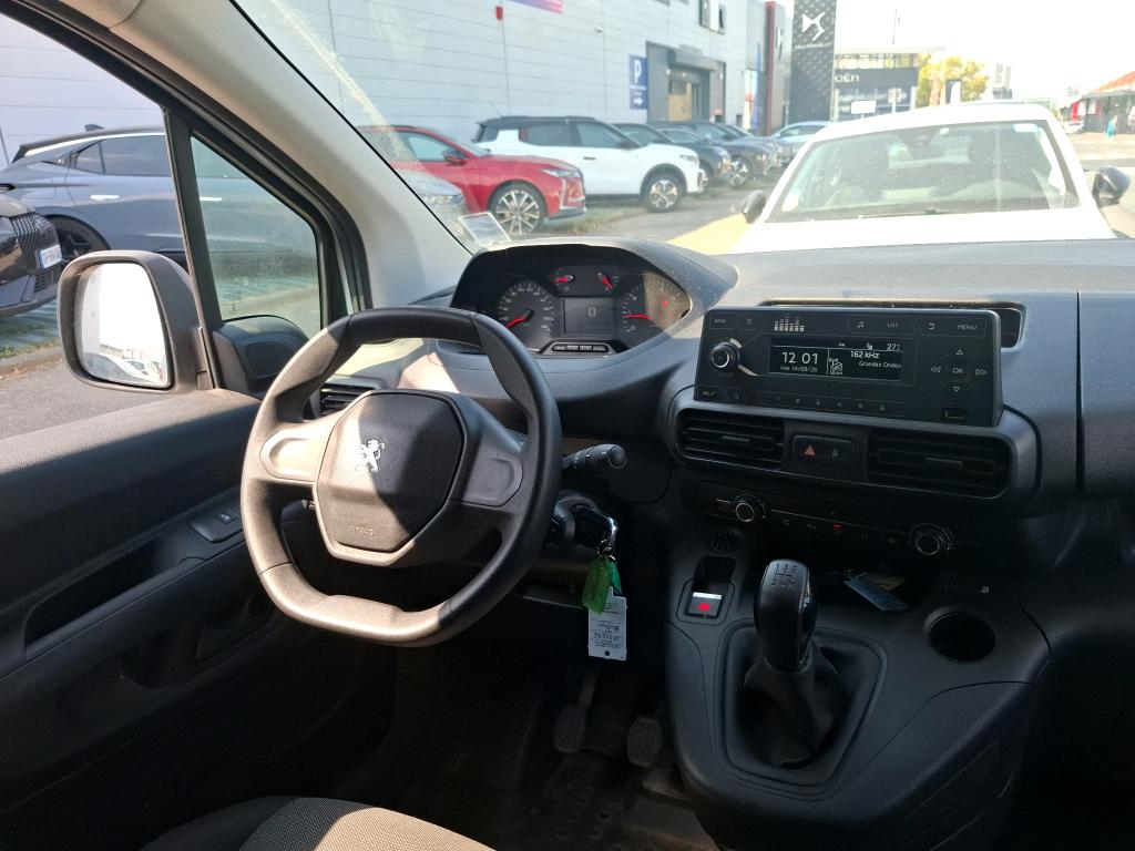 Peugeot PARTNER FOURGON STANDARD 650 KG BLUEHDI 75 BVM5 PREMIUM 2020
