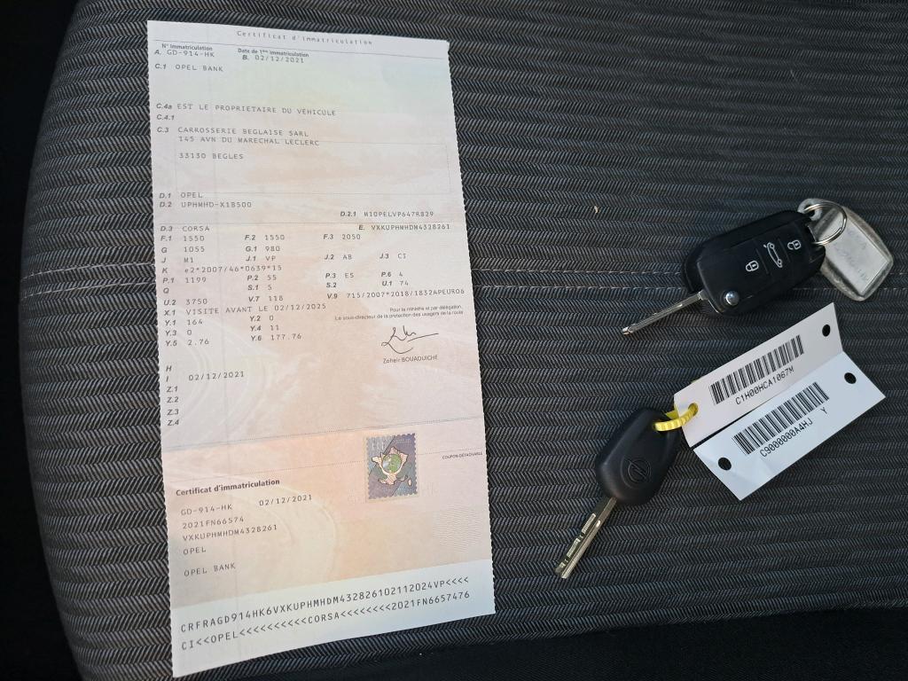 Opel Corsa 1.2 75 ch BVM5 Edition Business 2021