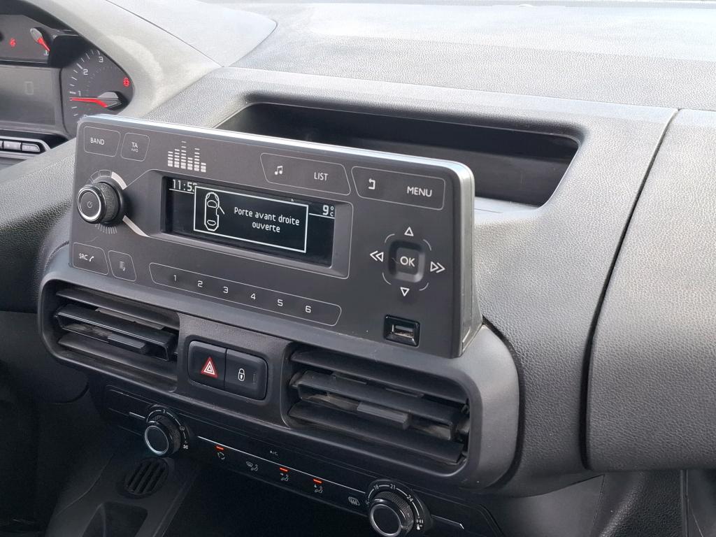 Peugeot PARTNER FOURGON STANDARD 650 KG BLUEHDI 100 S&S BVM5 PREMIUM 2020