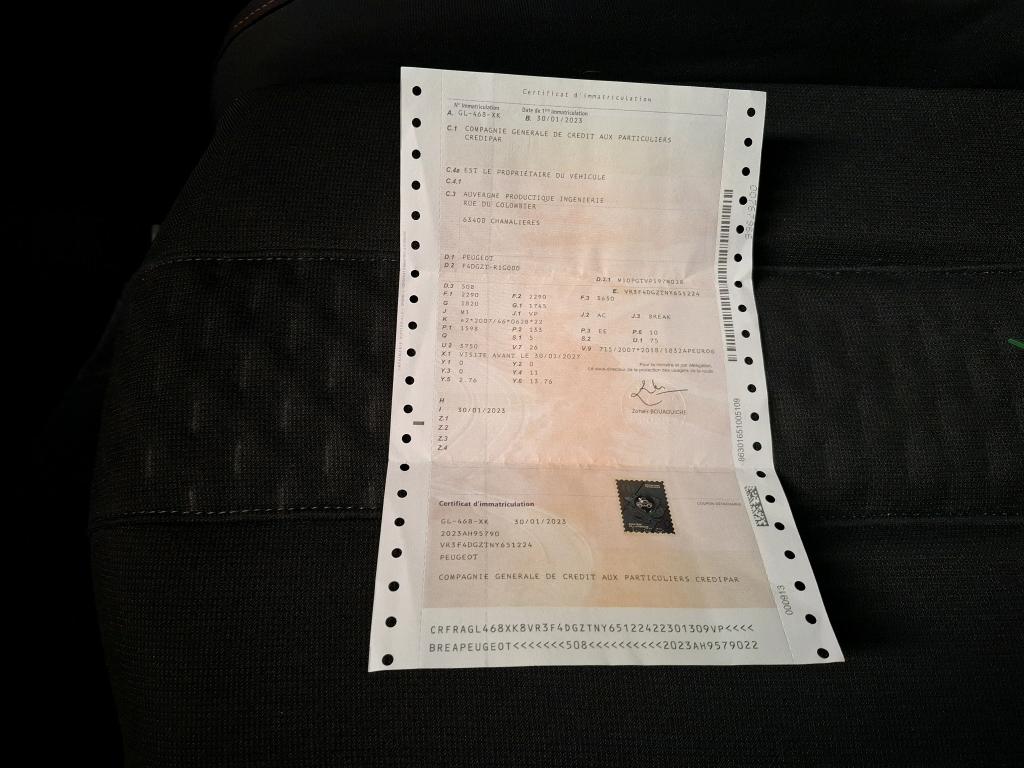 Peugeot 508 SW Hybrid 225 e-EAT8 Active Pack 2023