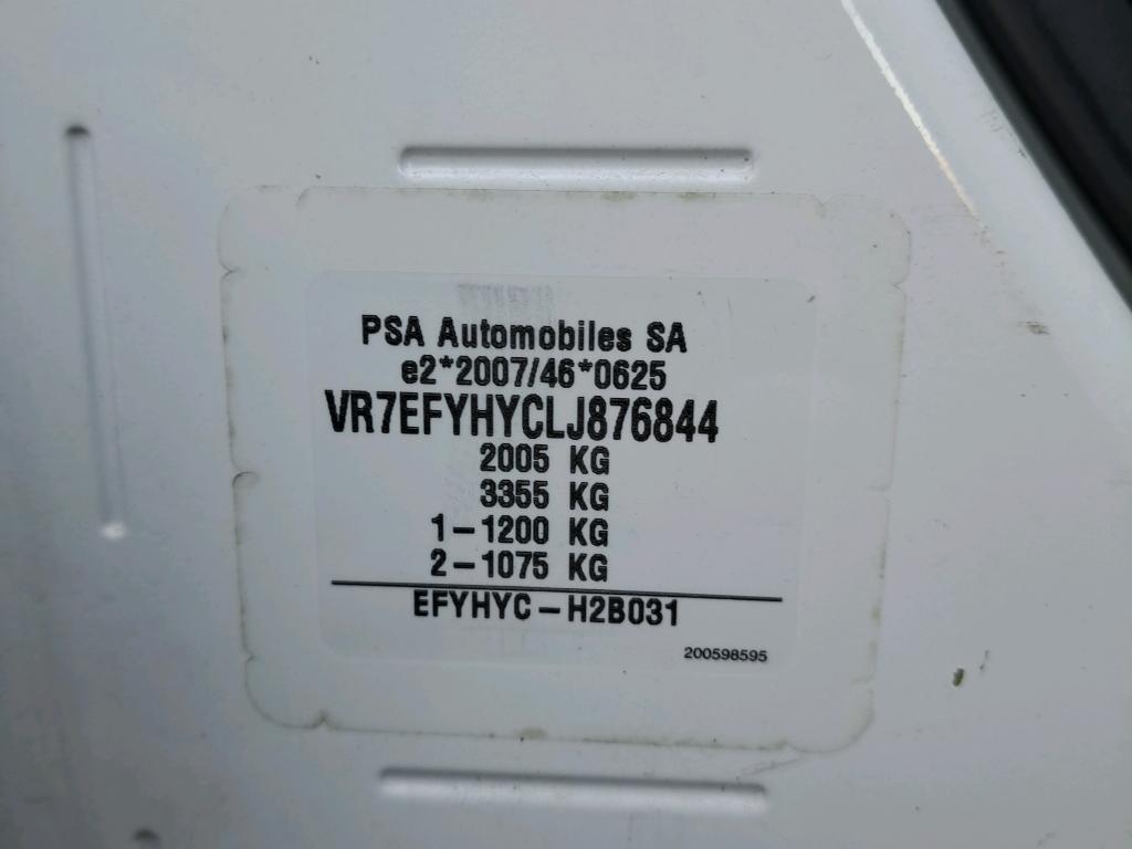 Citroen BERLINGO VAN M 650 BLUEHDI 100 S&S BVM5 CLUB 2020