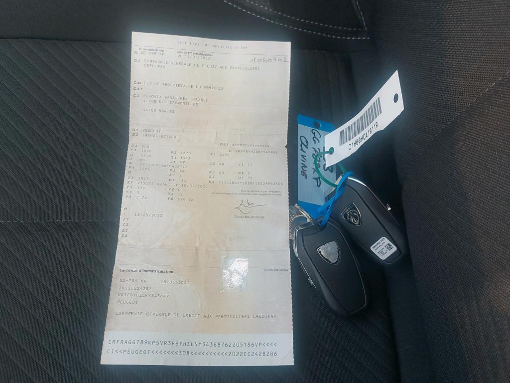 Peugeot 308 BlueHDi 130ch S&S BVM6 Active Pack 2022