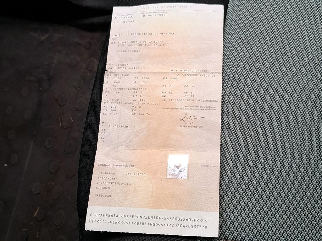 Citroen Berlingo Taille M PureTech 110 S&S BVM6 Live 2020