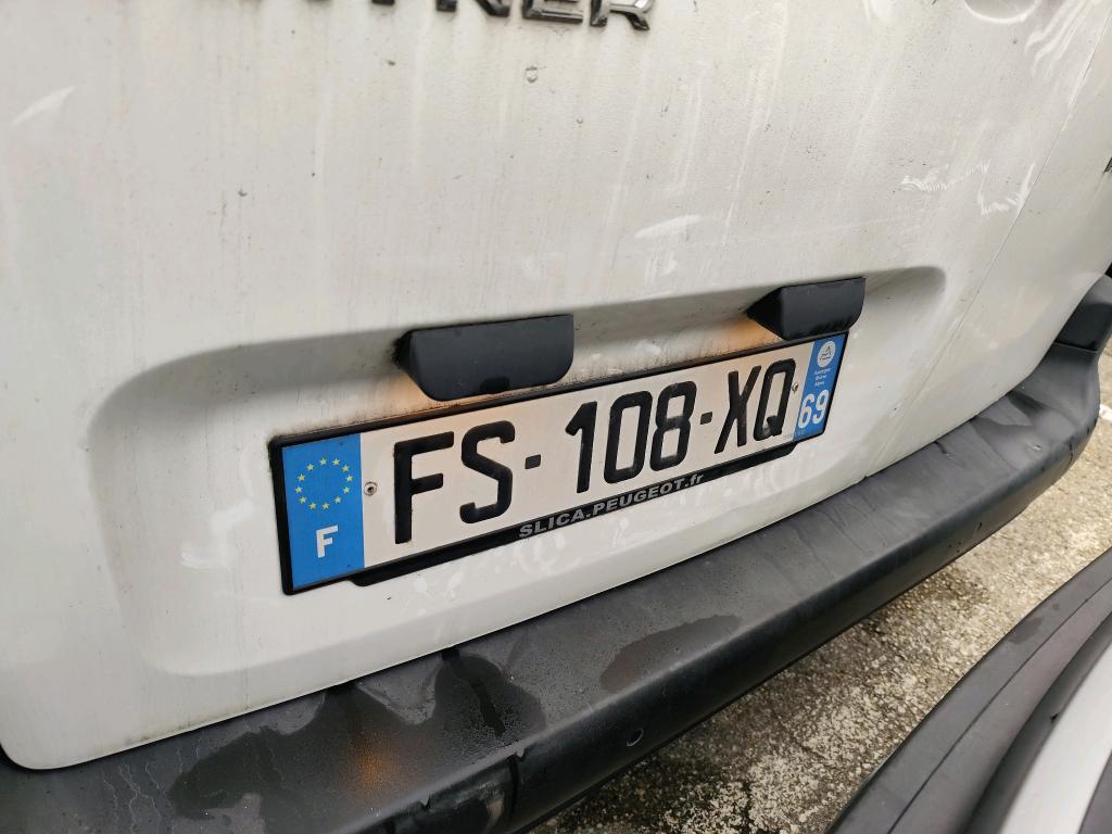 Peugeot PARTNER FOURGON STANDARD 650 KG BLUEHDI 100 S&S BVM5 ASPHALT 2020