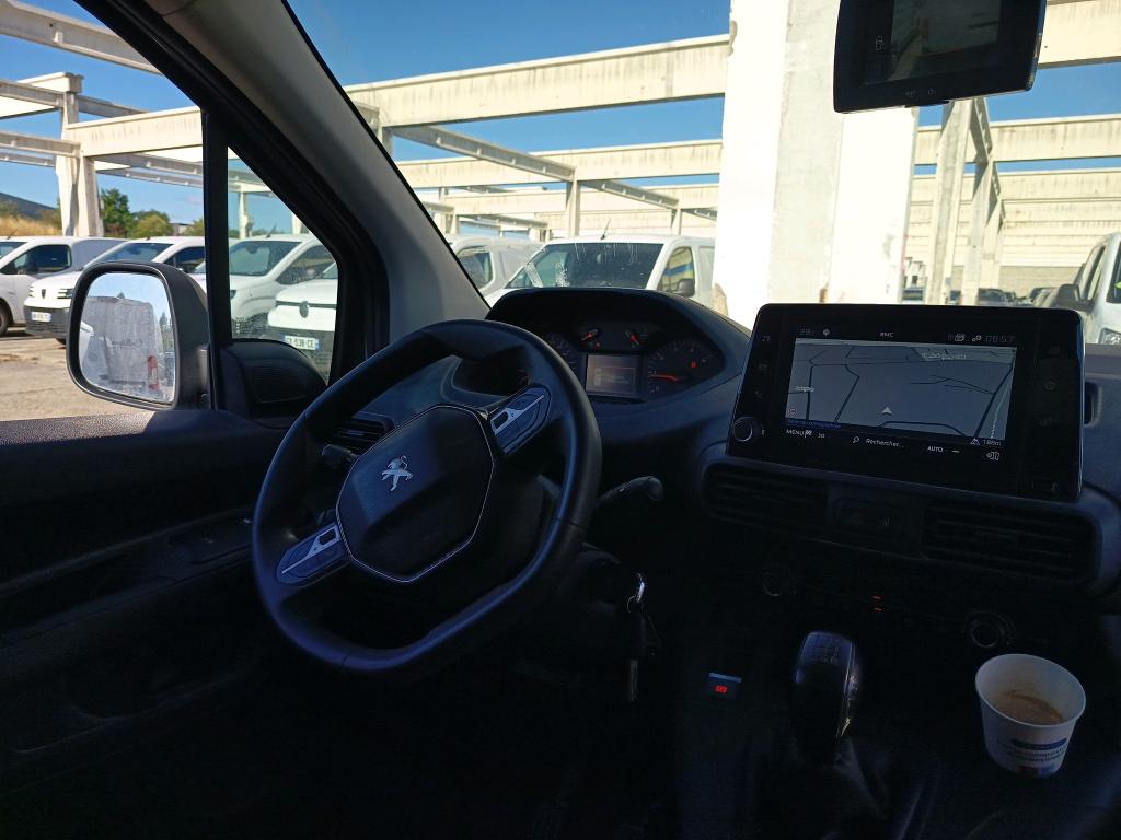 Peugeot PARTNER FOURGON STANDARD 650 KG BLUEHDI 100 S&S BVM5 ASPHALT 2019