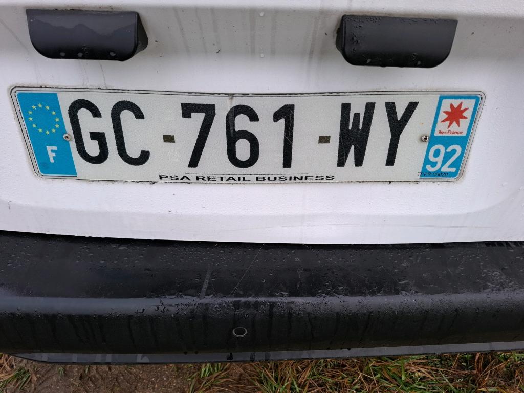 Peugeot PARTNER FOURGON LONG 950 KG BLUEHDI 100 S&S BVM5 ASPHALT 2021