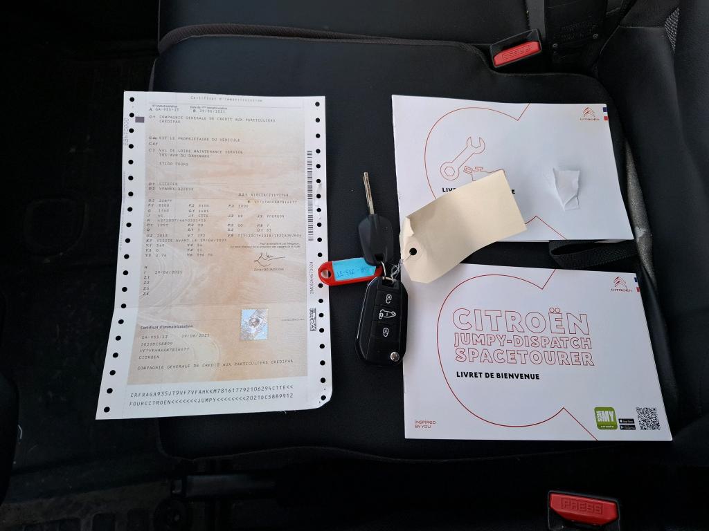 Citroen JUMPY FGN XL BLUEHDI 120 S&S BVM6 DRIVER 340 NM 2021