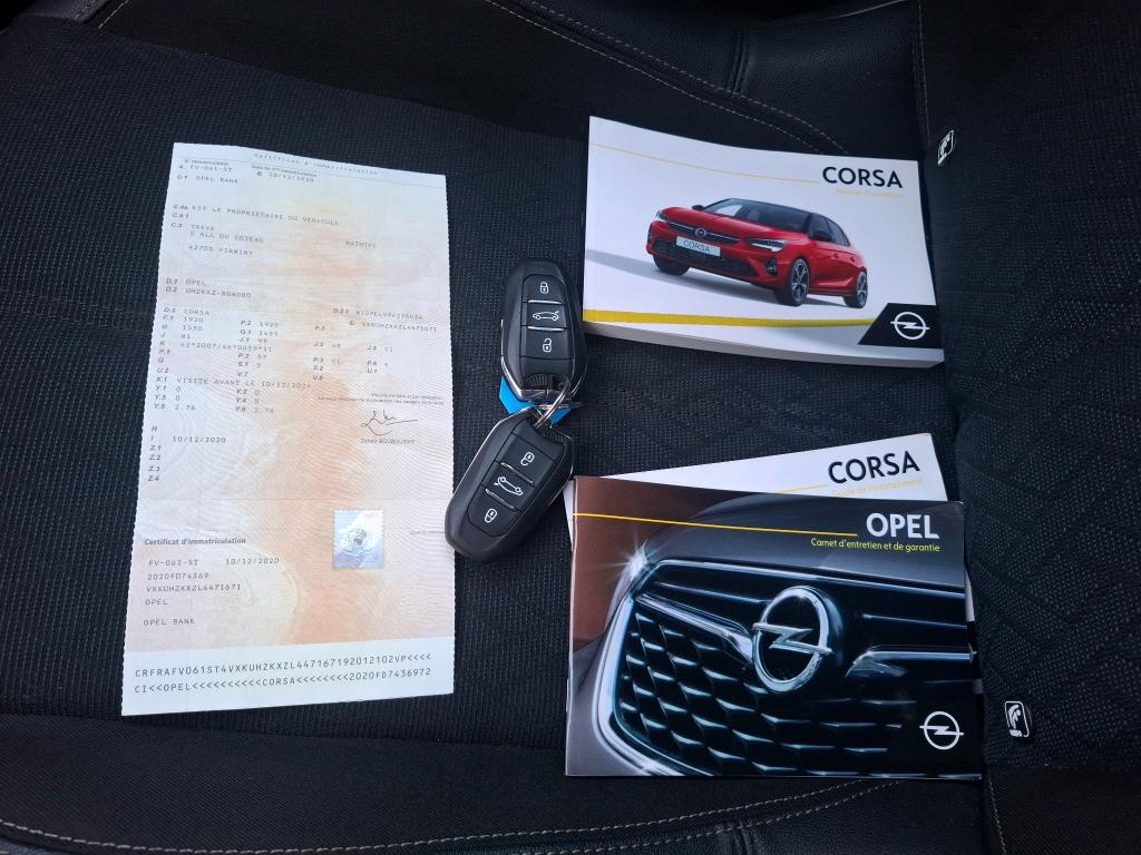 Opel Corsa Electrique 136 ch & Batterie 50 kw/h Elegance 2020