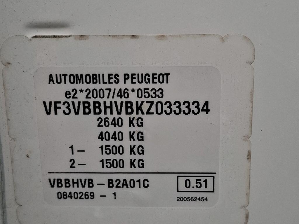 Peugeot EXPERT FGN TOLE STANDARD BLUEHDI 95 BVM5 PRO 2019