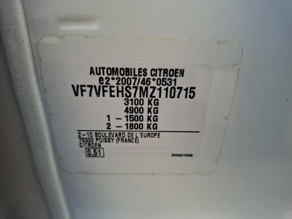 Citroen JUMPY FGN XL BLUEHDI 145 S&S EAT8 DRIVER 2021