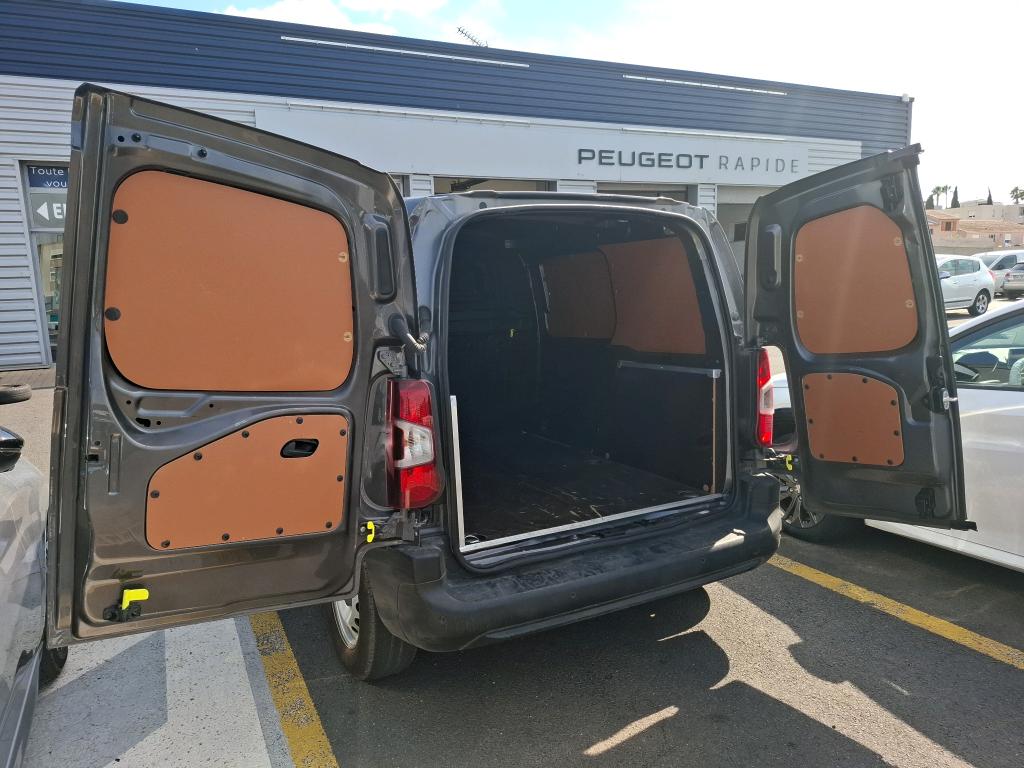 Peugeot E-PARTNER FOURGON STANDARD 800 KG 136 CH BATTERIE 50 KWH ASPHALT 2022