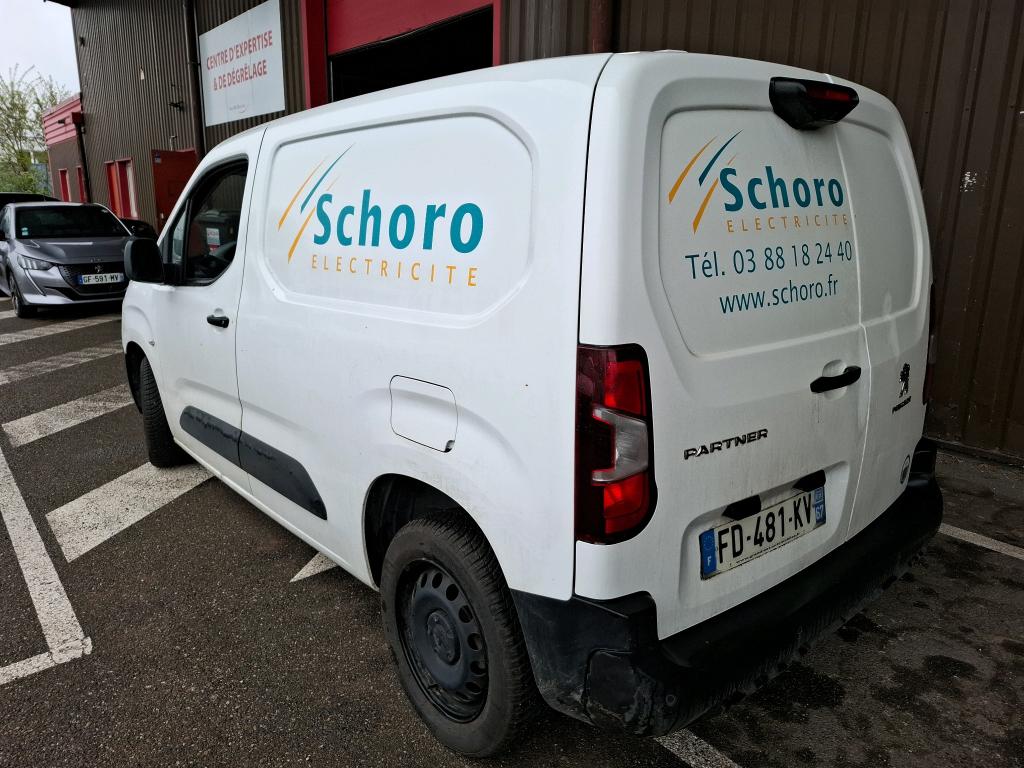 Peugeot PARTNER FOURGON STANDARD 1000 KG BLUEHDI 100 S&S BVM5 ASPHALT 2019