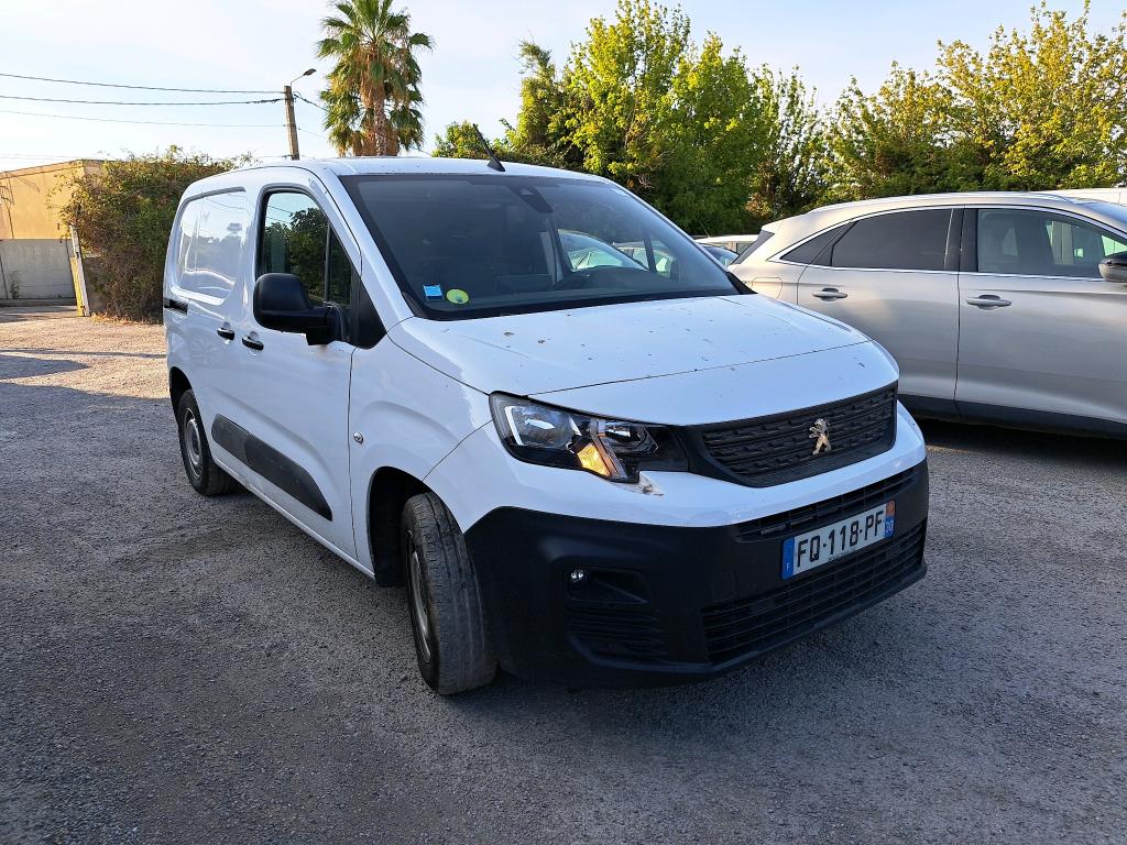 Peugeot PARTNER FOURGON STANDARD 650 KG BLUEHDI 100 S&S BVM5 ASPHALT 2020