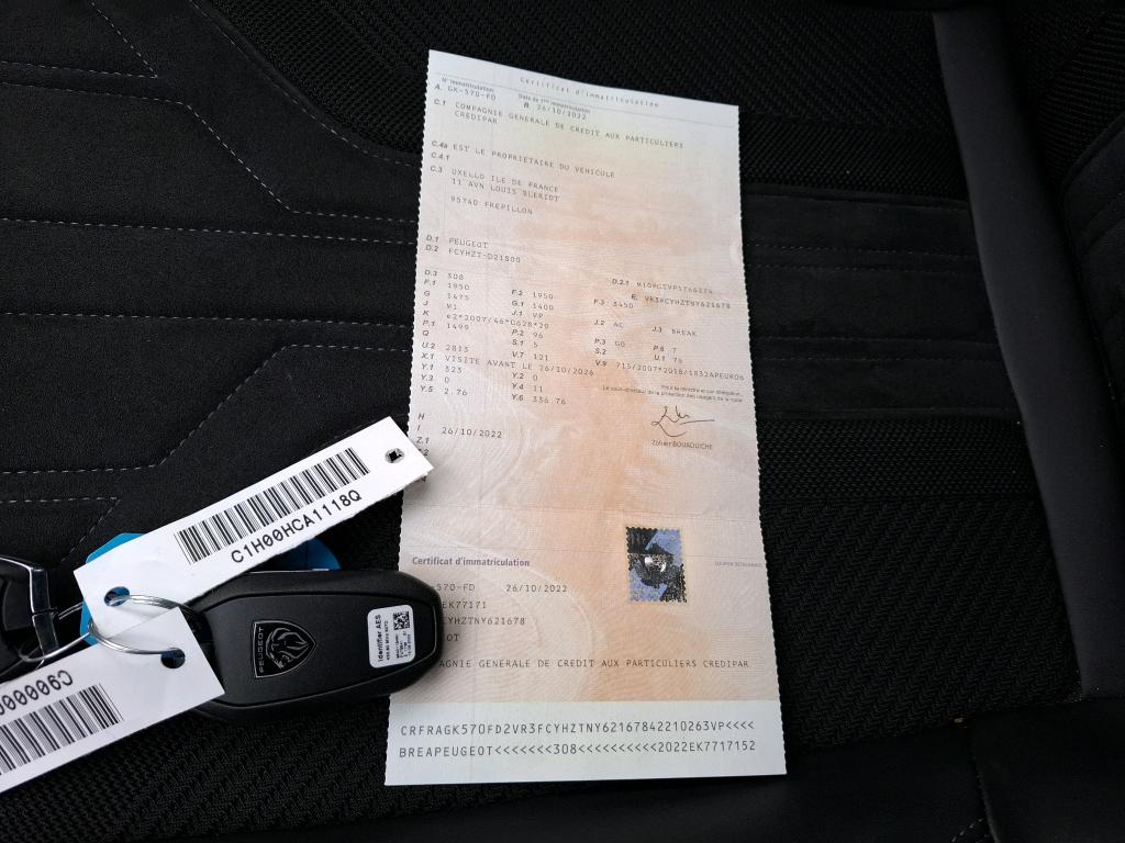 Peugeot 308 SW BlueHDi 130ch S&S EAT8 GT 2022