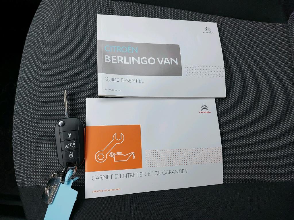 Citroen BERLINGO VAN M 650 BLUEHDI 100 S&S CLUB 2019