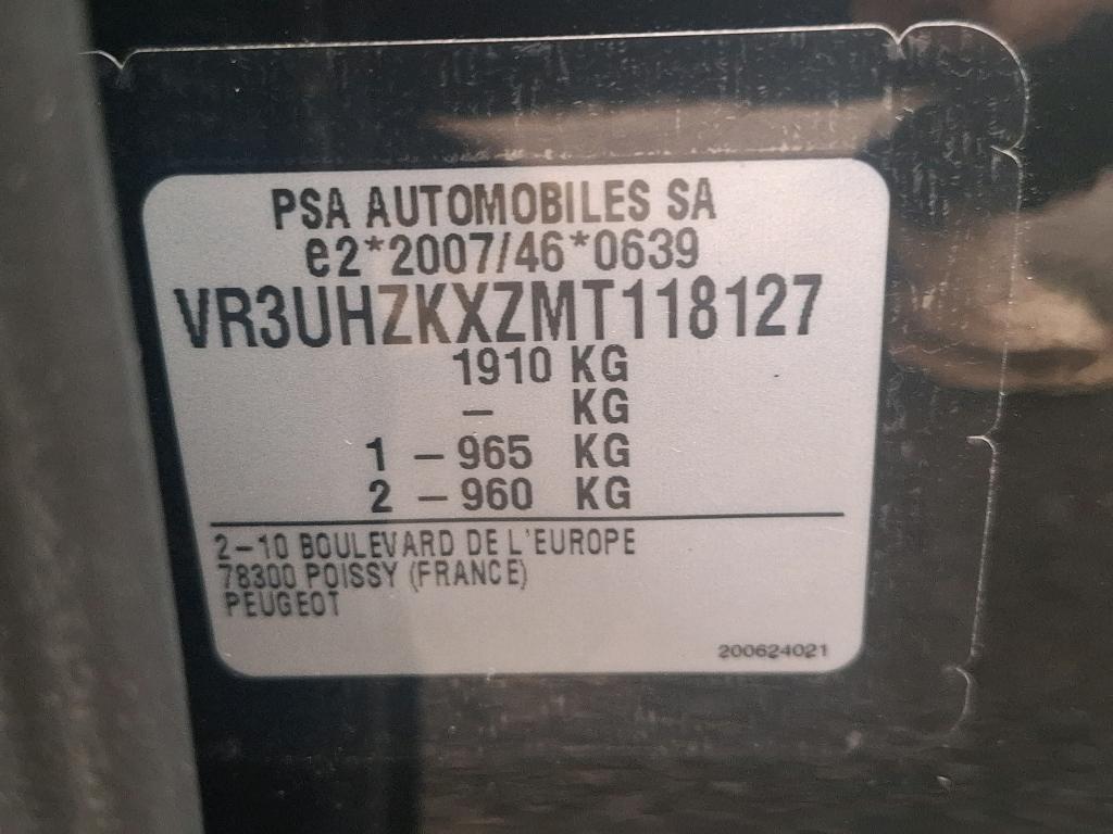 Peugeot 208 Electrique 50 kWh 136ch Active Business 2022