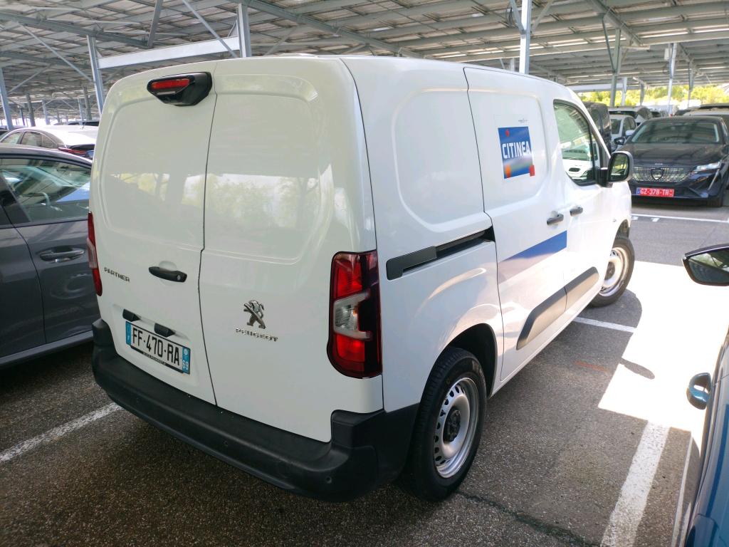 Peugeot PARTNER FOURGON STANDARD 650 KG BLUEHDI 100 S&S BVM5 ASPHALT 2019