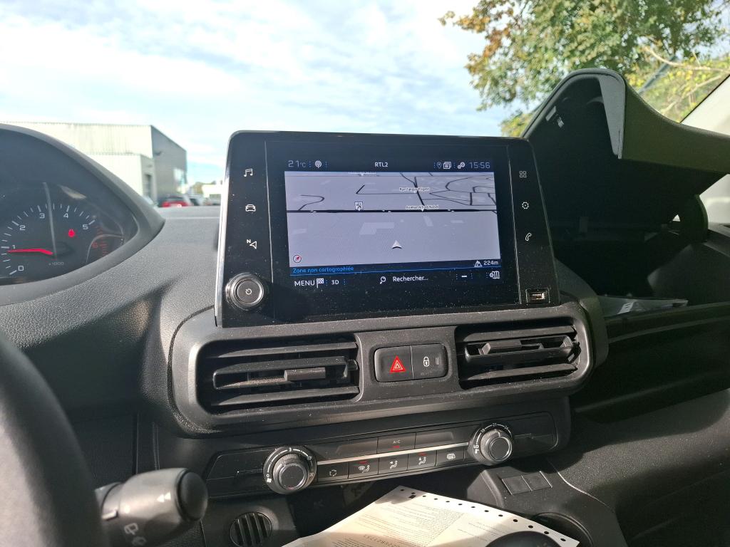 Peugeot PARTNER FOURGON STANDARD 650 KG BLUEHDI 100 S&S BVM6 ASPHALT 2022