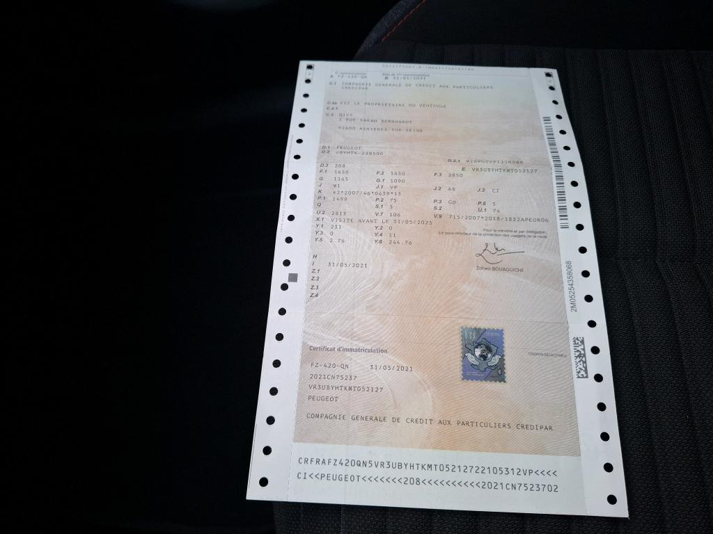 Peugeot 208 BlueHDi 100 S&S BVM6 Active Business 2021